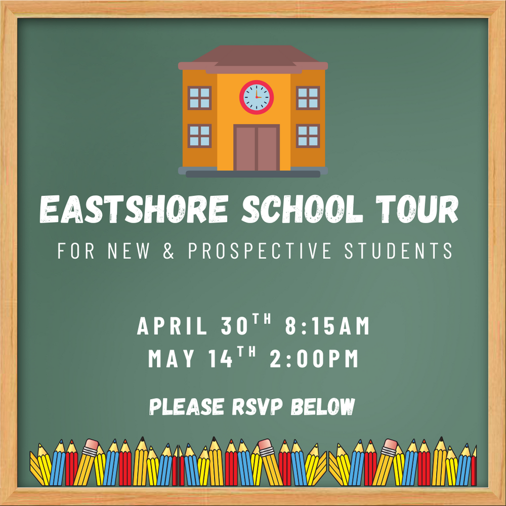Eastshore Tours: 5/14 2:00pm