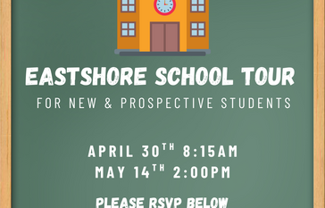 Eastshore Tours: 5/14 2:00pm