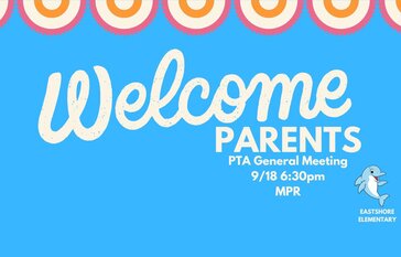 PTA Meeting 9/18 at 6:30PM