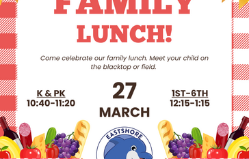 Family lunch 3/27 12:15-1:15
