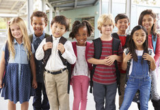 students smiling