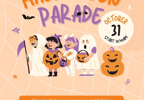 Parents Welcome to Attend Halloween Parade at Eastshore 10.31